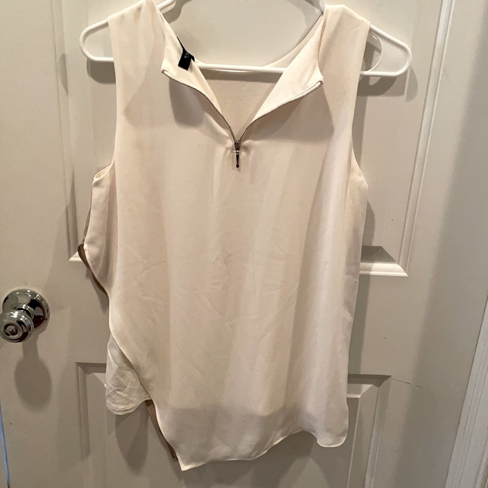 White flowy shirt